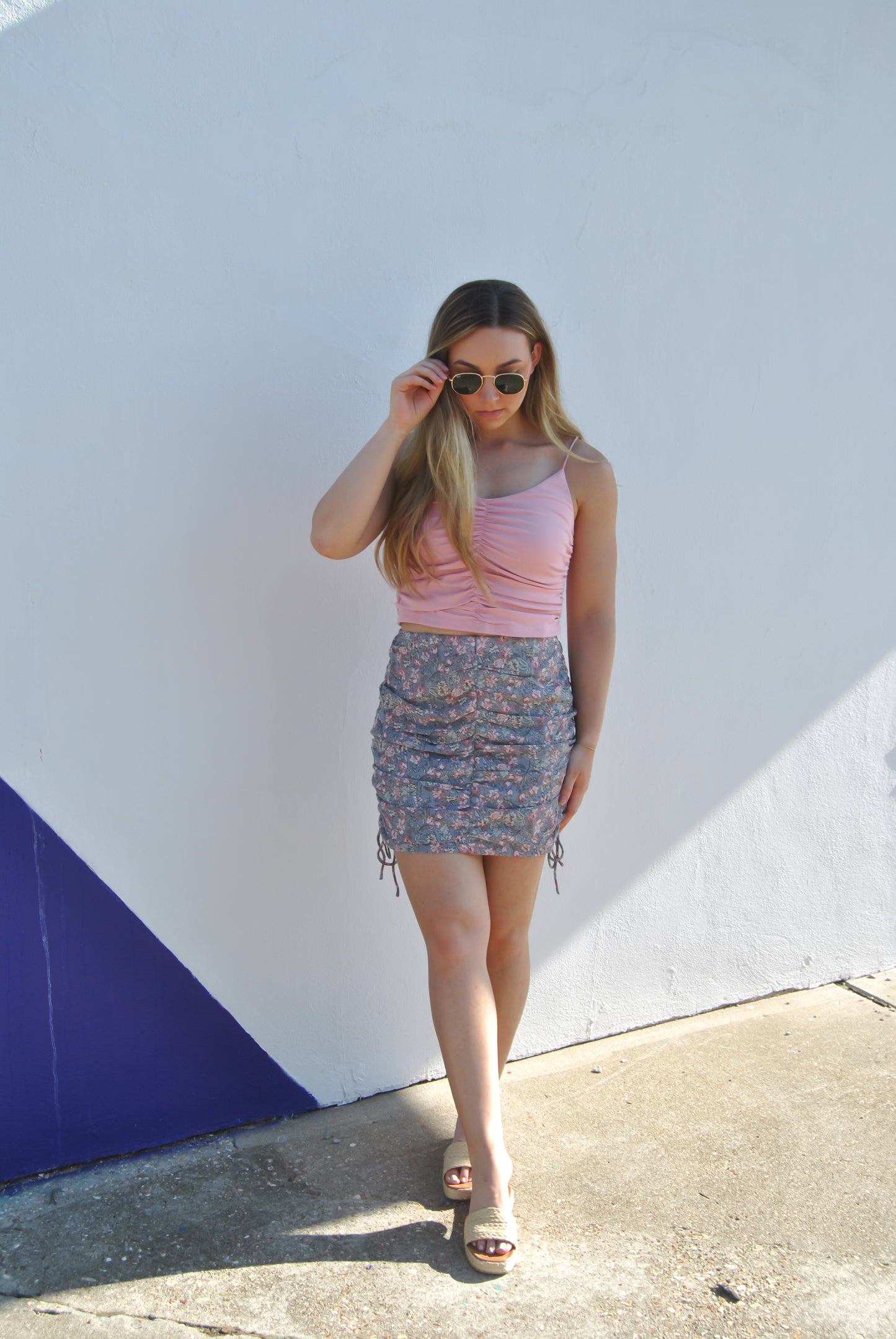 Ruched Skirt