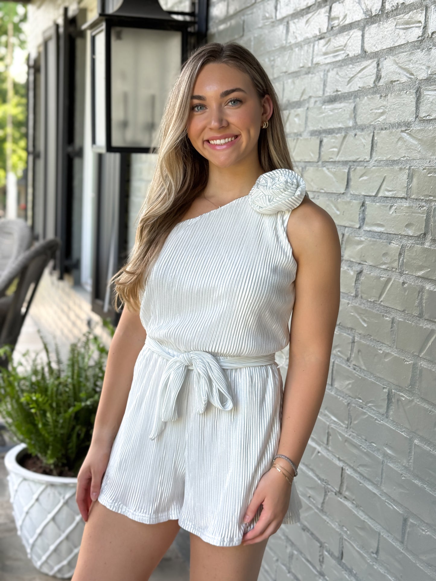 Not So Basic One Shoulder Romper