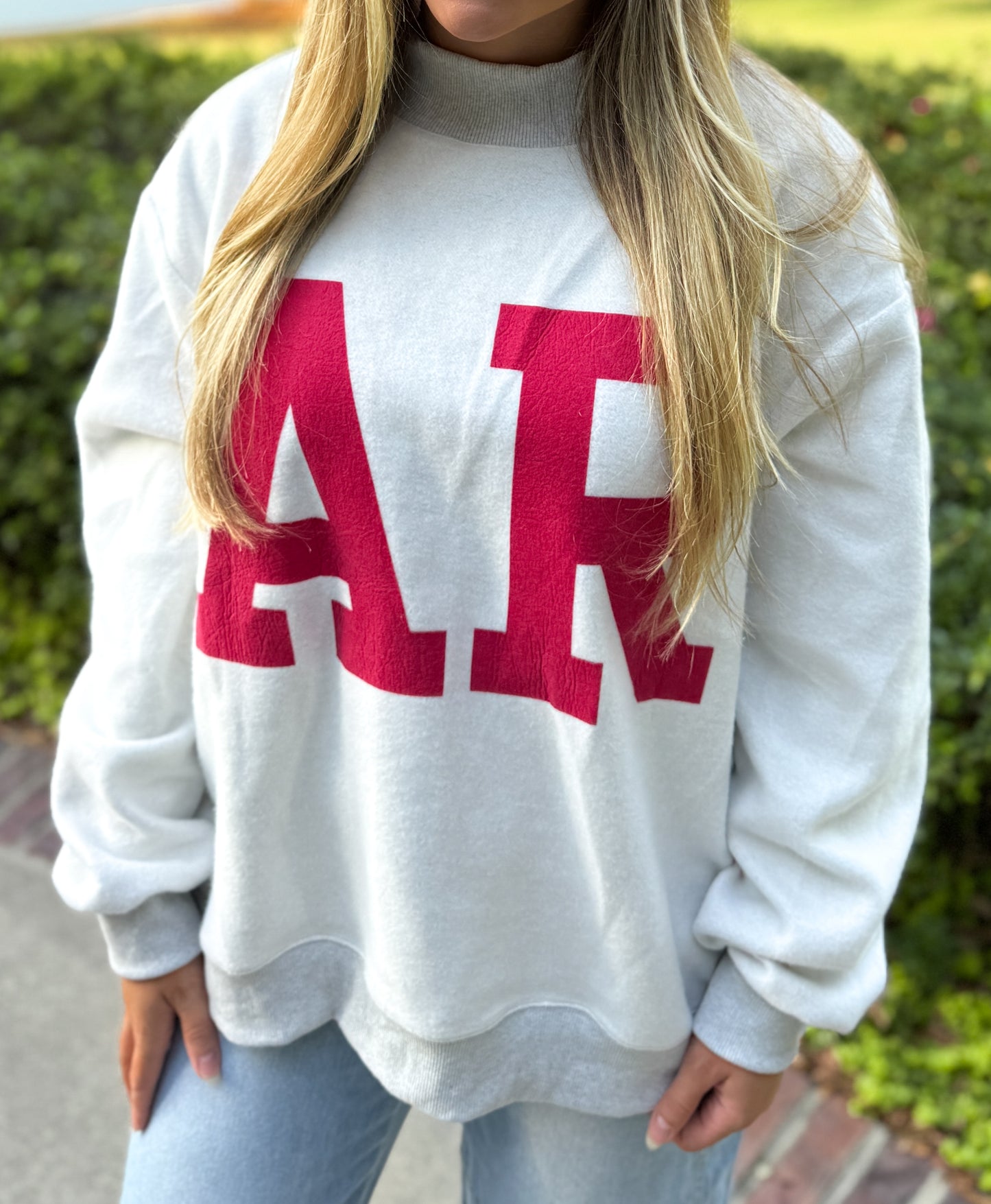 Arkansas Mock Neck Reversible Sweatshirt