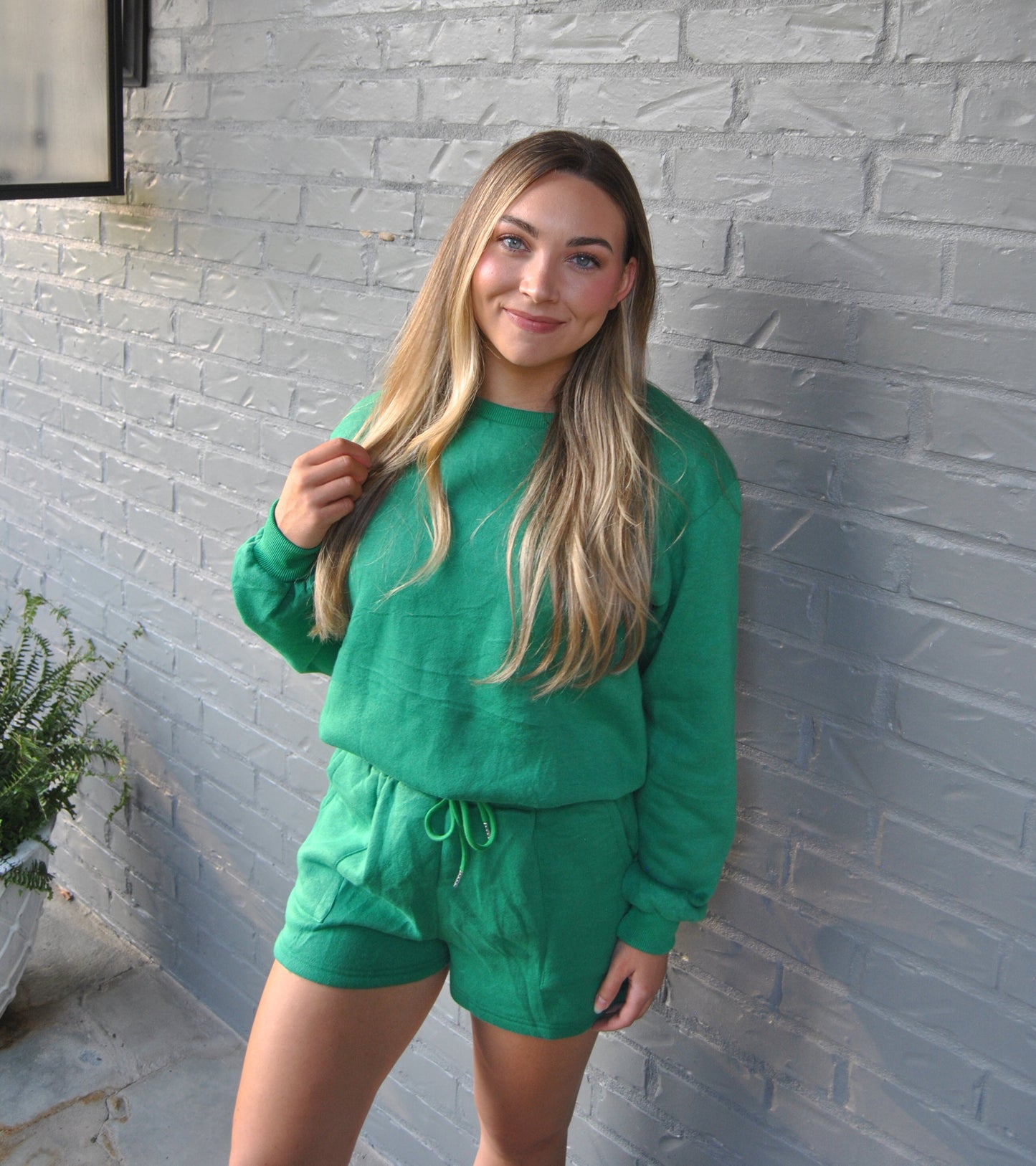 Sweatshirt & Shorts Set