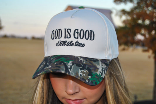 God is Good Camo Hat