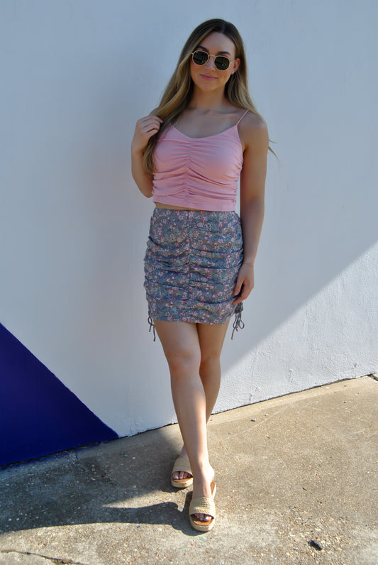 Ruched Skirt