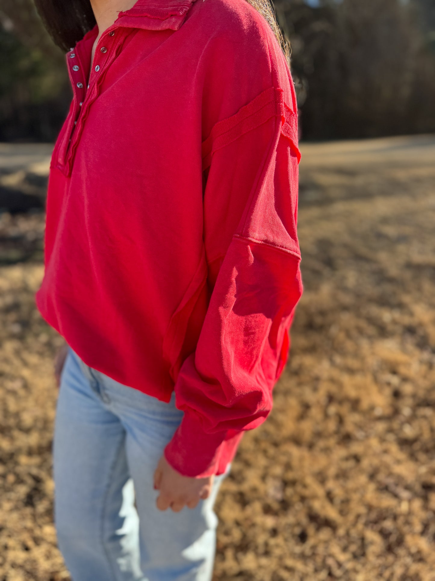 Snap Front Pullover