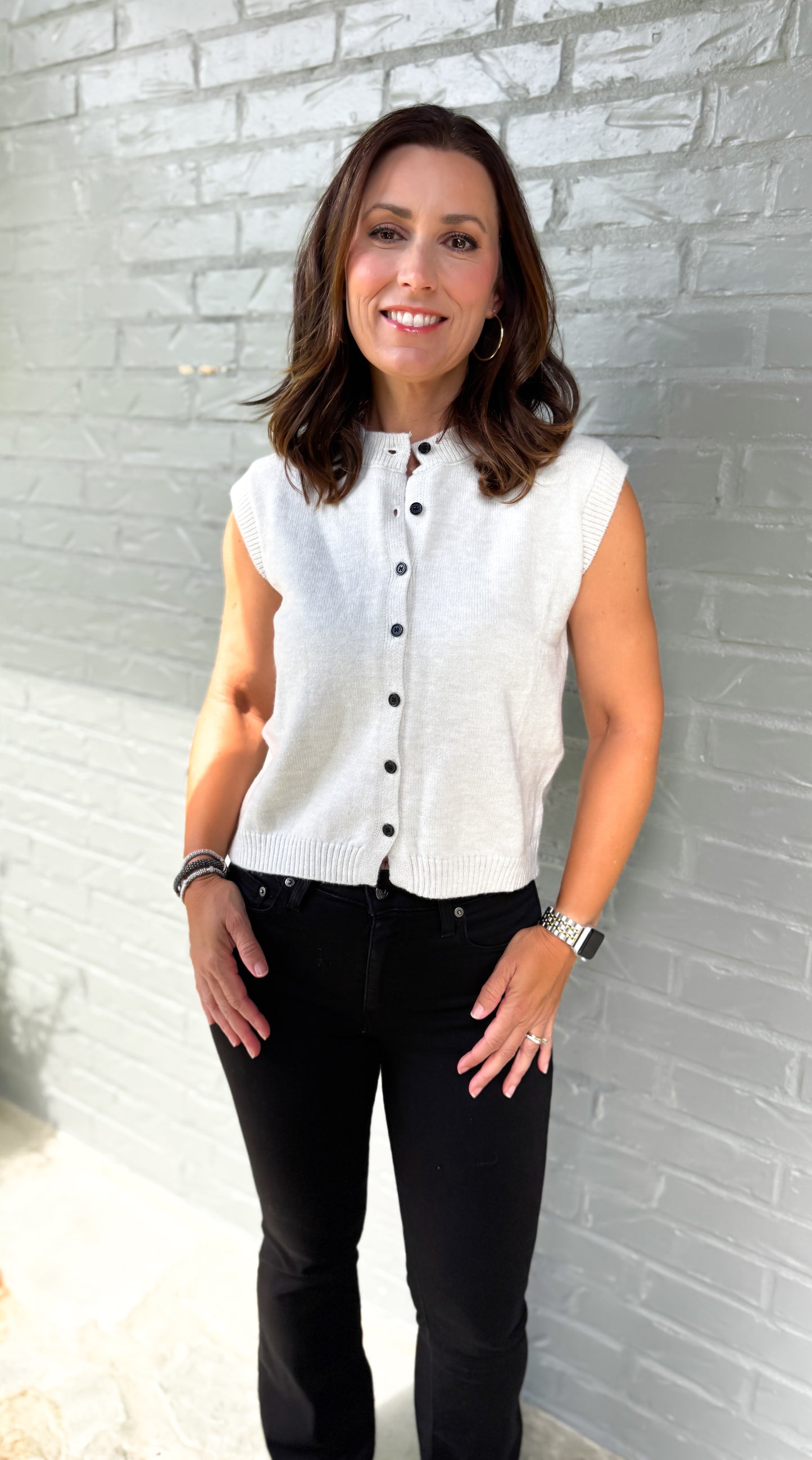 Falling For You Sweater Tank