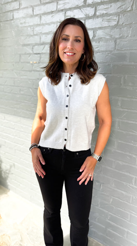 Falling For You Sweater Tank