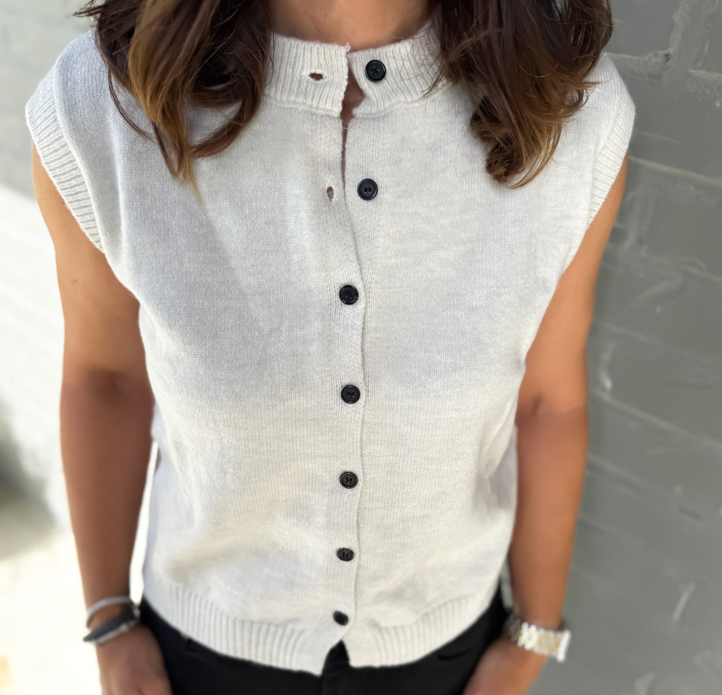 Falling For You Sweater Tank